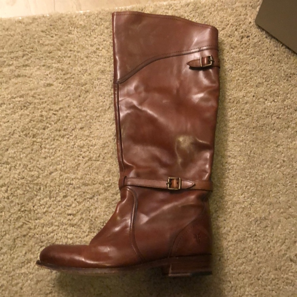 Tall brown Frye Leather Boots